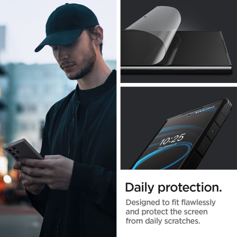 Spigen Samsung Galaxy S24 Ultra NeoFlex Προστατευτική Μεμβράνη Οθόνης - 2 Τεμάχια - Διάφανο Spigen Samsung Galaxy S24 Ultra NeoFlex Προστατευτική Μεμβράνη Οθόνης - 2 Τεμάχια - Διάφανο