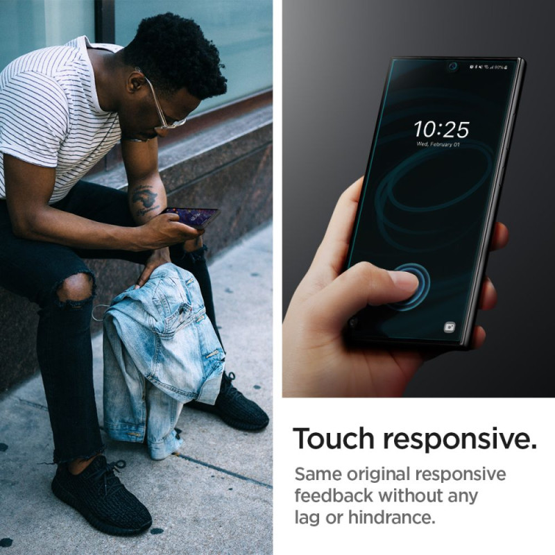 Spigen Samsung Galaxy S24 Ultra NeoFlex Προστατευτική Μεμβράνη Οθόνης - 2 Τεμάχια - Διάφανο Spigen Samsung Galaxy S24 Ultra NeoFlex Προστατευτική Μεμβράνη Οθόνης - 2 Τεμάχια - Διάφανο