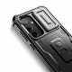 Tech-Protect Samsung Galaxy S24 Kevlar Cam+ Θήκη 360 Full Body με Προστασία για την Οθόνη και την Κάμερα και Stand - Black