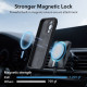 ESR iPhone 15 Pro Max Cloud Halolock MagSafe Σκληρή Θήκη με Πλαίσιο Σιλικόνης - Black