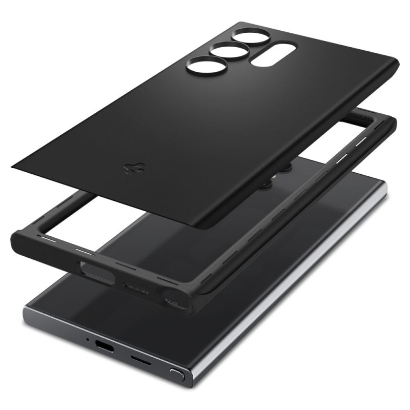 Spigen Samsung Galaxy S24 Ultra Thin Fit Σκληρή Θήκη - Black Spigen Samsung Galaxy S24 Ultra Thin Fit Σκληρή Θήκη - Black