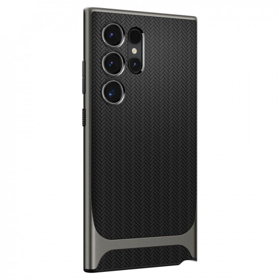 Spigen Samsung Galaxy S24 Ultra Neo Hybrid Θήκη με Σκληρό Πλαίσιο - Gunmetal