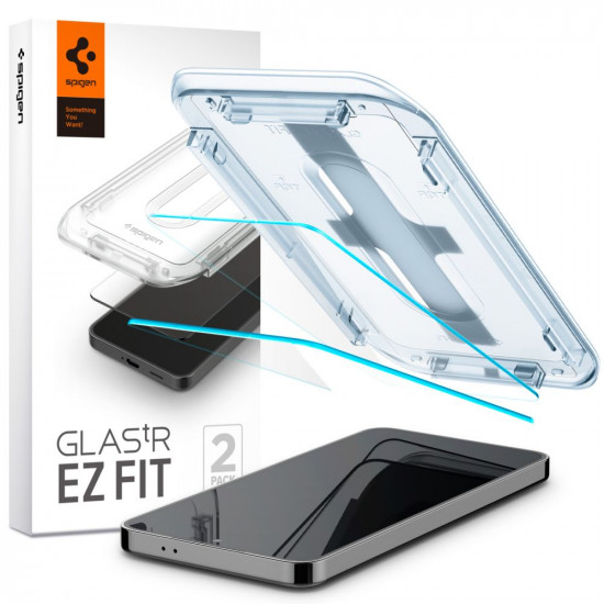 Spigen Samsung Galaxy S24+ Glas.TR EZ Fit 0.2mm 2.5D 9H Tempered Glass Αντιχαρακτικό Γυαλί Οθόνης - 2 Τεμάχια - Clear - AGL07432