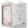 Guess iPhone 15 Plus Liquid Glitter Gold Stripes Σκληρή Θήκη με Πλαίσιο Σιλικόνης - Pink - GUHCP15MLFCSEGP Guess iPhone 15 Plus Liquid Glitter Gold Stripes Σκληρή Θήκη με Πλαίσιο Σιλικόνης - Pink - GUHCP15MLFCSEGP