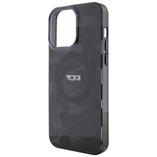 Tumi iPhone 15 Pro Max Camo Print MagSafe Σκληρή Θήκη με Πλαίσιο Σιλικόνης και MagSafe - Grey - TUHMP15XDLCAG