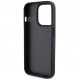 Guess iPhone 15 Pro Leather 4G Stamped Θήκη με Επένδυση Συνθετικού Δέρματος - Black - GUHCP15LP4EPMK