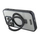 Tumi iPhone 15 Pro Transparent Ring Stand Magsafe Σκληρή Θήκη με Πλαίσιο Σιλικόνης και Stand / MagSafe - White - TUHMP15LSSFC