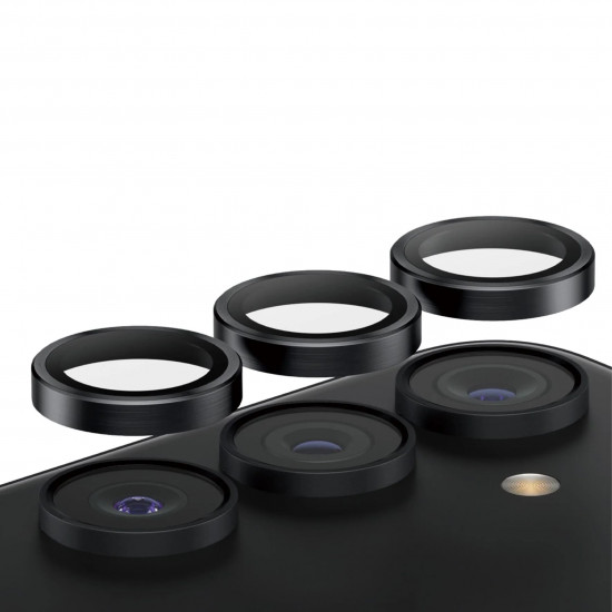 PanzerGlass Samsung Galaxy S24+ Hoops Camera Lens Protector Αντιχαρακτικό Γυαλί για την Κάμερα - Black