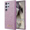 Guess Samsung Galaxy S24 Ultra Glitter Script Σκληρή Θήκη με Πλαίσιο Σιλικόνης - Purple - GUHCS24LHGGSHU Guess Samsung Galaxy S24 Ultra Glitter Script Σκληρή Θήκη με Πλαίσιο Σιλικόνης - Purple - GUHCS24LHGGSHU