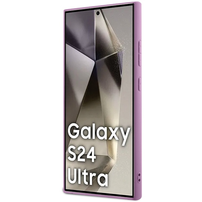 Guess Samsung Galaxy S24 Ultra Glitter Script Σκληρή Θήκη με Πλαίσιο Σιλικόνης - Purple - GUHCS24LHGGSHU Guess Samsung Galaxy S24 Ultra Glitter Script Σκληρή Θήκη με Πλαίσιο Σιλικόνης - Purple - GUHCS24LHGGSHU