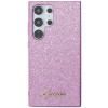 Guess Samsung Galaxy S24 Ultra Glitter Script Σκληρή Θήκη με Πλαίσιο Σιλικόνης - Purple - GUHCS24LHGGSHU Guess Samsung Galaxy S24 Ultra Glitter Script Σκληρή Θήκη με Πλαίσιο Σιλικόνης - Purple - GUHCS24LHGGSHU