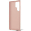 Guess Samsung Galaxy S24 Ultra Glitter Script Σκληρή Θήκη με Πλαίσιο Σιλικόνης - Pink - GUHCS24LHGGSHP
