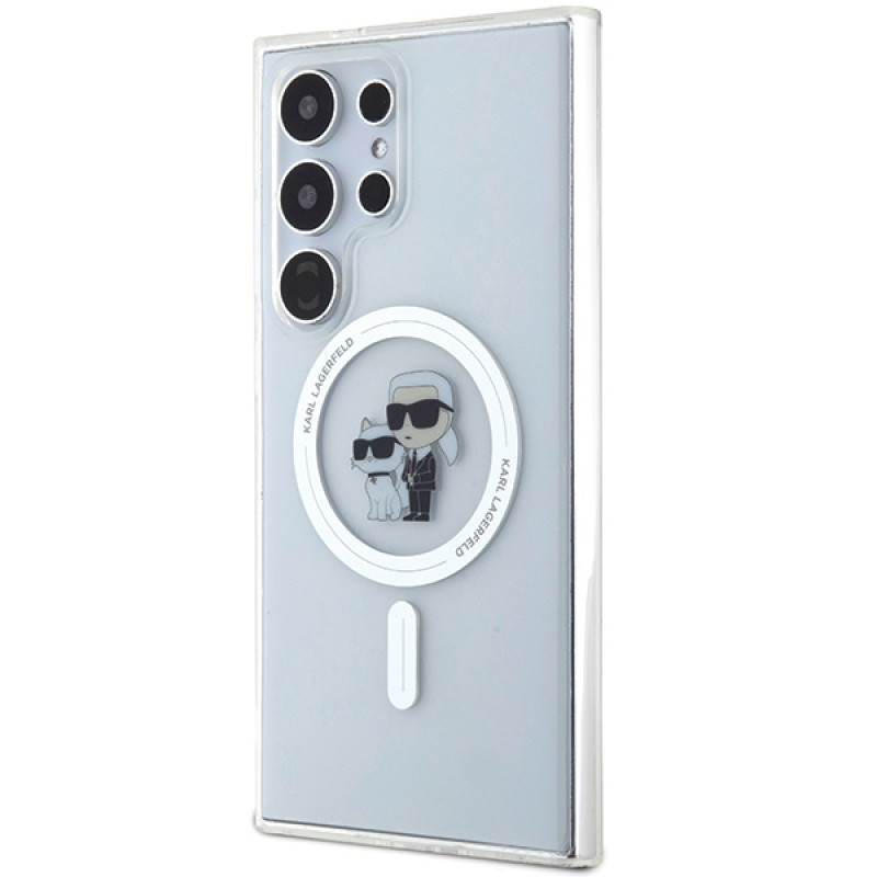 Karl Lagerfeld Samsung Galaxy S24 Ultra - IML Karl and Choupette MagSafe Σκληρή Θήκη με Πλαίσιο Σιλικόνης και MagSafe - Διάφανη - KLHMS24LHGKCNOT Karl Lagerfeld Samsung Galaxy S24 Ultra - IML Karl and Choupette MagSafe Σκληρή Θήκη με Πλαίσιο Σιλικόνης και MagSafe - Διάφανη - KLHMS24LHGKCNOT