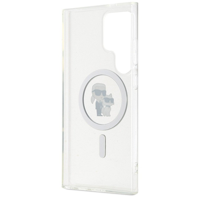 Karl Lagerfeld Samsung Galaxy S24 Ultra - IML Karl and Choupette MagSafe Σκληρή Θήκη με Πλαίσιο Σιλικόνης και MagSafe - Διάφανη - KLHMS24LHGKCNOT Karl Lagerfeld Samsung Galaxy S24 Ultra - IML Karl and Choupette MagSafe Σκληρή Θήκη με Πλαίσιο Σιλικόνης και MagSafe - Διάφανη - KLHMS24LHGKCNOT