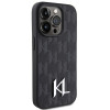 Karl Lagerfeld iPhone 15 Pro - Leather Monogram Hot Stamp Metal Logo Σκληρή Θήκη με Επένδυση Συνθετικού Δέρματος και Πλαίσιο Σιλικόνης - Black - KLHCP15PPKLPKLK Karl Lagerfeld iPhone 15 Pro - Leather Monogram Hot Stamp Metal Logo Σκληρή Θήκη με Επένδυση Συνθετικού Δέρματος και Πλαίσιο Σιλικόνης - Black - KLHCP15PPKLPKLK