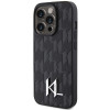 Karl Lagerfeld iPhone 15 Pro - Leather Monogram Hot Stamp Metal Logo Σκληρή Θήκη με Επένδυση Συνθετικού Δέρματος και Πλαίσιο Σιλικόνης - Black - KLHCP15PPKLPKLK Karl Lagerfeld iPhone 15 Pro - Leather Monogram Hot Stamp Metal Logo Σκληρή Θήκη με Επένδυση Συνθετικού Δέρματος και Πλαίσιο Σιλικόνης - Black - KLHCP15PPKLPKLK