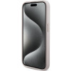 Guess iPhone 15 Pro - 4G Collection Leather Metal Logo MagSafe Θήκη με Επένδυση Συνθετικού Δέρματος και MagSafe - Pink - GUHMP15LG4GFRP