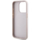 Guess iPhone 15 Pro - 4G Collection Leather Metal Logo MagSafe Θήκη με Επένδυση Συνθετικού Δέρματος και MagSafe - Pink - GUHMP15LG4GFRP