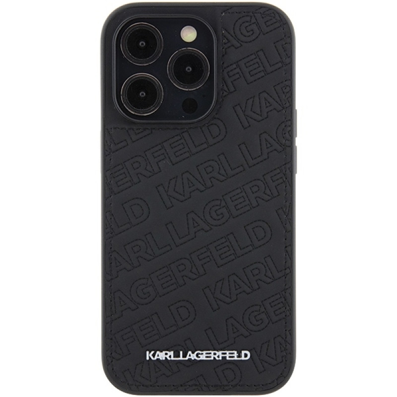 Karl Lagerfeld iPhone 15 Pro Max - Quilted K Pattern Θήκη με Επένδυση Συνθετικού Δέρματος - Black - KLHCP15XPQKPMK Karl Lagerfeld iPhone 15 Pro Max - Quilted K Pattern Θήκη με Επένδυση Συνθετικού Δέρματος - Black - KLHCP15XPQKPMK