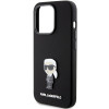 Karl Lagerfeld iPhone 15 Pro Max - Silicone Ikonik Metal Pin Σκληρή Θήκη με Πλαίσιο Σιλικόνης - Black - KLHCP15XSMHKNPK Karl Lagerfeld iPhone 15 Pro Max - Silicone Ikonik Metal Pin Σκληρή Θήκη με Πλαίσιο Σιλικόνης - Black - KLHCP15XSMHKNPK