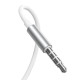 Joyroom JR-EW03 Handsfree Ακουστικά με Ενσωματωμένο Μικρόφωνο - Silver