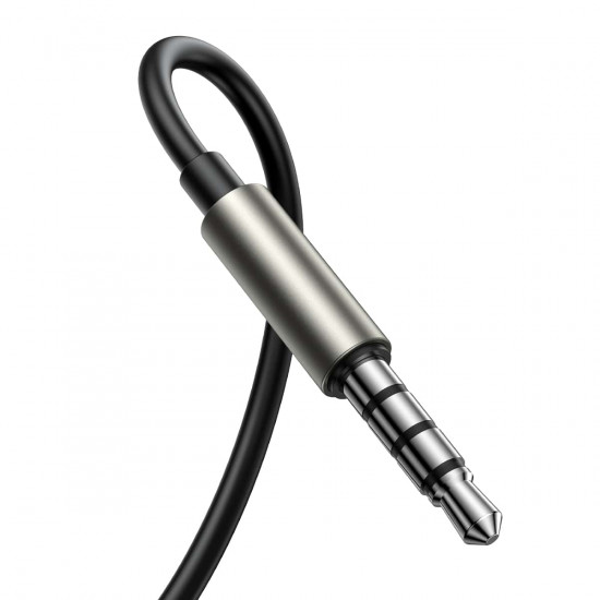 Joyroom JR-EW03 Handsfree Ακουστικά με Ενσωματωμένο Μικρόφωνο - Dark Grey