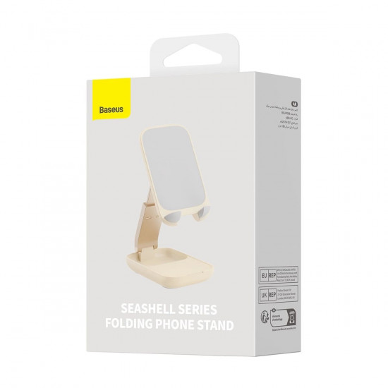 Baseus Seashell Series Ρυθμιζόμενη Βάση Στήριξης Κινητού με Καθρέπτη - Pink - B10551500411-00