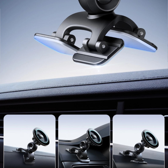 Joyroom Universal MagSafe Μαγνητική Βάση για το Ταμπλό του Αυτοκινήτου - Black - JR-ZS366