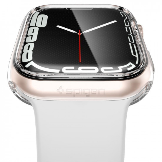 Spigen Θήκη Apple Watch 7 / 8 / 9 - 41mm με Προστασία Οθόνης Ultra Hybrid - Crystal Clear