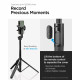 Spigen S560W Bluetooth Selfie Stick Τρίποδο με Τηλεχειριστήριο - Black