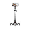 Tech-Protect L07S Ασύρματο Selfie Stick με Τρίποδο με Εύκαμπτα Πόδια και Τηλεχειριστήριο Bluetooth - Black