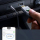 Joyroom JR-CB6 Bluetooth AUX Receiver για Αναπαραγωγή Μουσικής / Κλήσεις στο Αυτοκίνητο - Grey