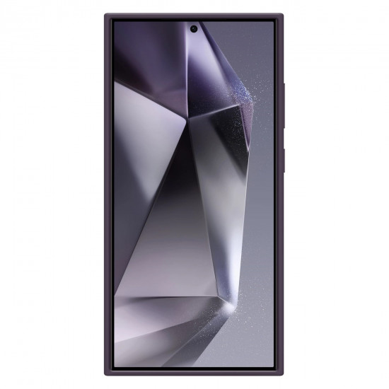 Samsung Standing Grip - Samsung Galaxy S24 Ultra Θήκη Σιλικόνης με Finger Holder / Stand - Dark Violet - EF-GS928CEEGWW