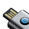 Joyroom JR-CB7 Bluetooth AUX Receiver για Αναπαραγωγή Μουσικής / Κλήσεις στο Αυτοκίνητο - Grey