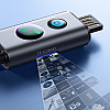 Joyroom JR-CB7 Bluetooth AUX Receiver για Αναπαραγωγή Μουσικής / Κλήσεις στο Αυτοκίνητο - Grey