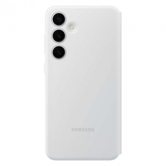 Samsung Smart View Wallet - Samsung Galaxy S24+ Θήκη Πορτοφόλι - White - EF-ZS926CWEGWW
