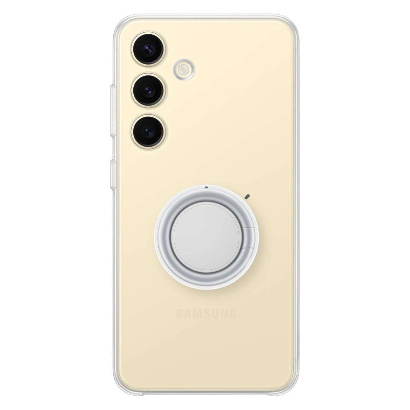 Samsung Gadget Case - Samsung Galaxy S24 Θήκη Σιλικόνης με Πολυλειτουργική Λαβή / Stand - Clear - EF-XS921CTEGWW