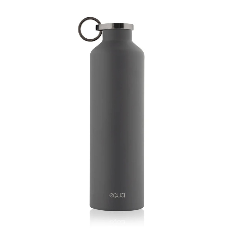 Equa Thermo Bottle Μπουκάλι Θερμός από Ανοξείδωτο Ατσάλι - 680ml - Dark Grey