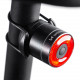 Wozinsky Επαναφορτιζόμενο Οπίσθιο Κόκκινο Φως Ποδηλάτου LED με Αισθητήρα Φρένων - Black - WRBLB3