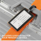 Navaris Ιμάντας Προστασίας Αποσκευών με Κλειδαριά με Συνδυασμό - Orange - 51357.29