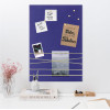 Navaris Πίνακας Ανακοινώσεων από Βελούδο - 44 x 30 cm - Dark Blue - 52630.1.17