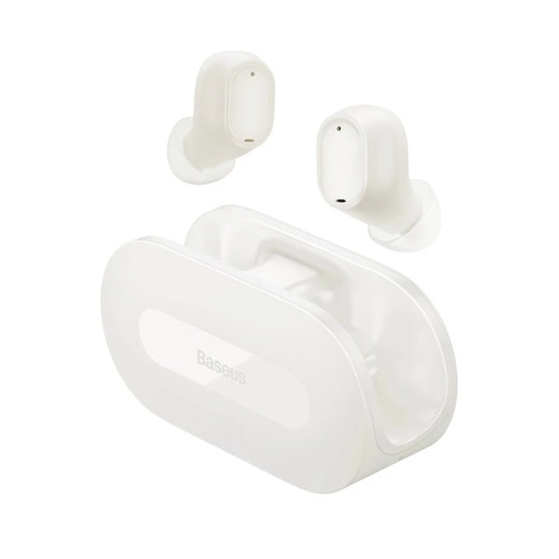 Baseus Bowie EZ10 TWS Bluetooth 5.3 - Ασύρματα ακουστικά για Κλήσεις / Μουσική - White - A00054300226-Z1