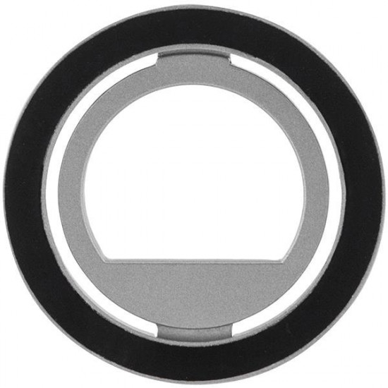 Guess MagSafe Rhinestone Ring Holder - Δαχτυλίδι Συγκράτησης Κινητού - Βάση Στήριξης - Silver - GUE002940-0