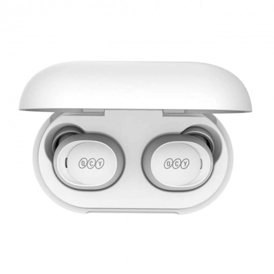 QCY T27 ArcBuds Lite TWS Ασύρματα Ακουστικά Bluetooth 5.3 για Κλήσεις / Μουσική - White