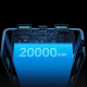 Joyroom QP195 Dazzling Series 22,5W Power Bank 20000mAh 2xUSB Ports and Type-C for Smartphones - Black
