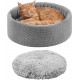 Navaris Πλενόμενο Κρεβάτι Σκύλου / Γάτας με Έξτρα Μαξιλάρι - 50cm - Grey - 61287.22