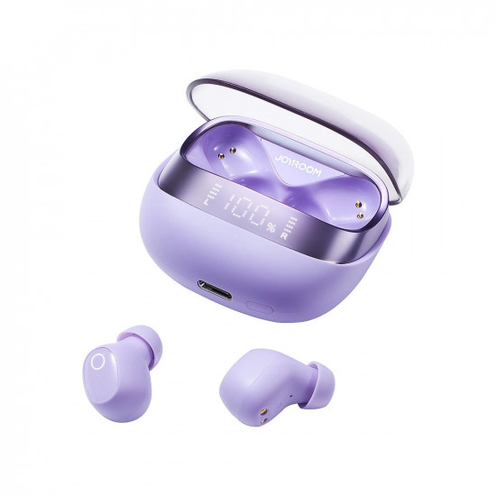 Joyroom Jdots Series Bluetooth 5.3 - Ασύρματα ακουστικά για Κλήσεις / Μουσική - Purple - JR-DB2