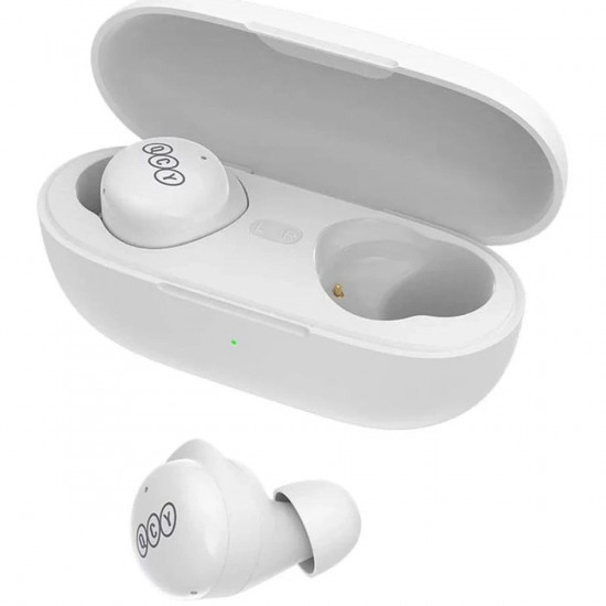 QCY T17 TWS Bluetooth 5.1 - Ασύρματα ακουστικά για Κλήσεις / Μουσική - White