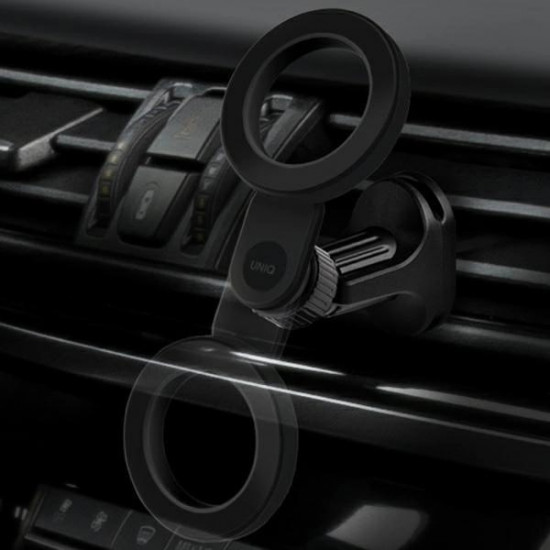 UNIQ Trelix MagSafe Μαγνητική Βάση Αυτοκινήτου Αεραγωγού - Midnight Black