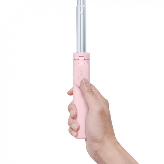 Spigen S570W Ασύρματο MagSafe Selfie Stick με Τρίποδο - Misty Rose